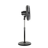 thumbnail of Ventilador de pedestal Airos Eco Silent con mando a distancia Negro