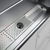 thumbnail of Comptoir bar 2 compartiments, égoutoir+grille, 1 cuve à droite. - Diamond