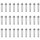 thumbnail of Absperrpfosten TIMM 10er Set mit Kette 75 cm PE | Kettenständer mit Warnkette Gliederkette Sicherheitskette zum Absperren