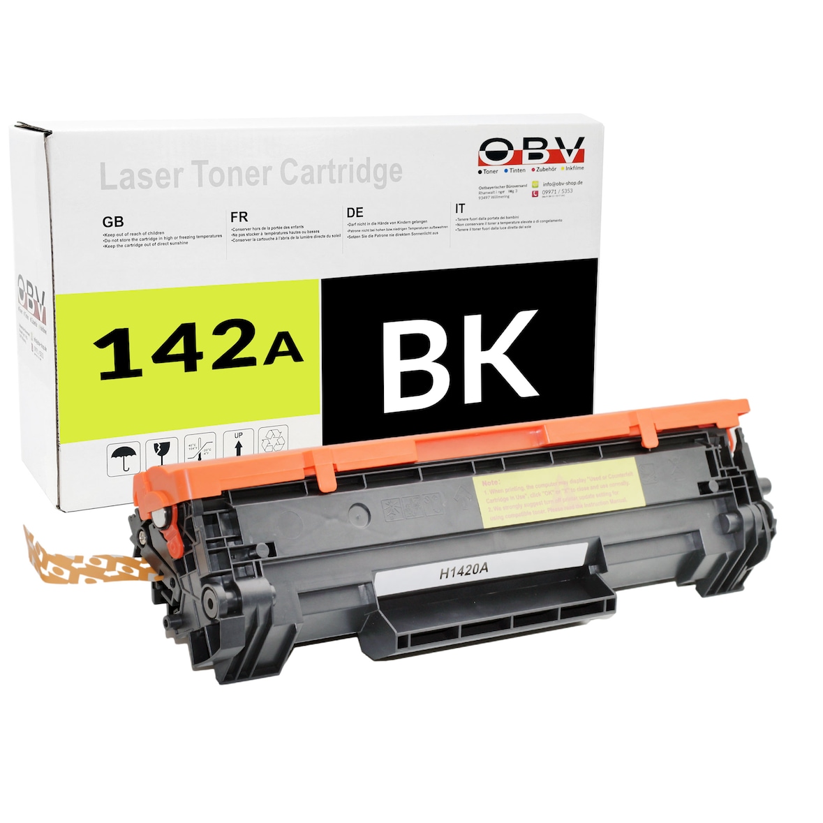 Toner kompatibel HP LaserJet M109 M110 M139 M140 M142 ersetzt 142A W1420A – Schwarz – 950 Seiten