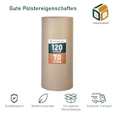 thumbnail of 5 x Rollenwellpappe (1,2 x 70 m) Wellkarton Füllmaterial Polster Schutz Rollwellpappe BB-Verpackungen