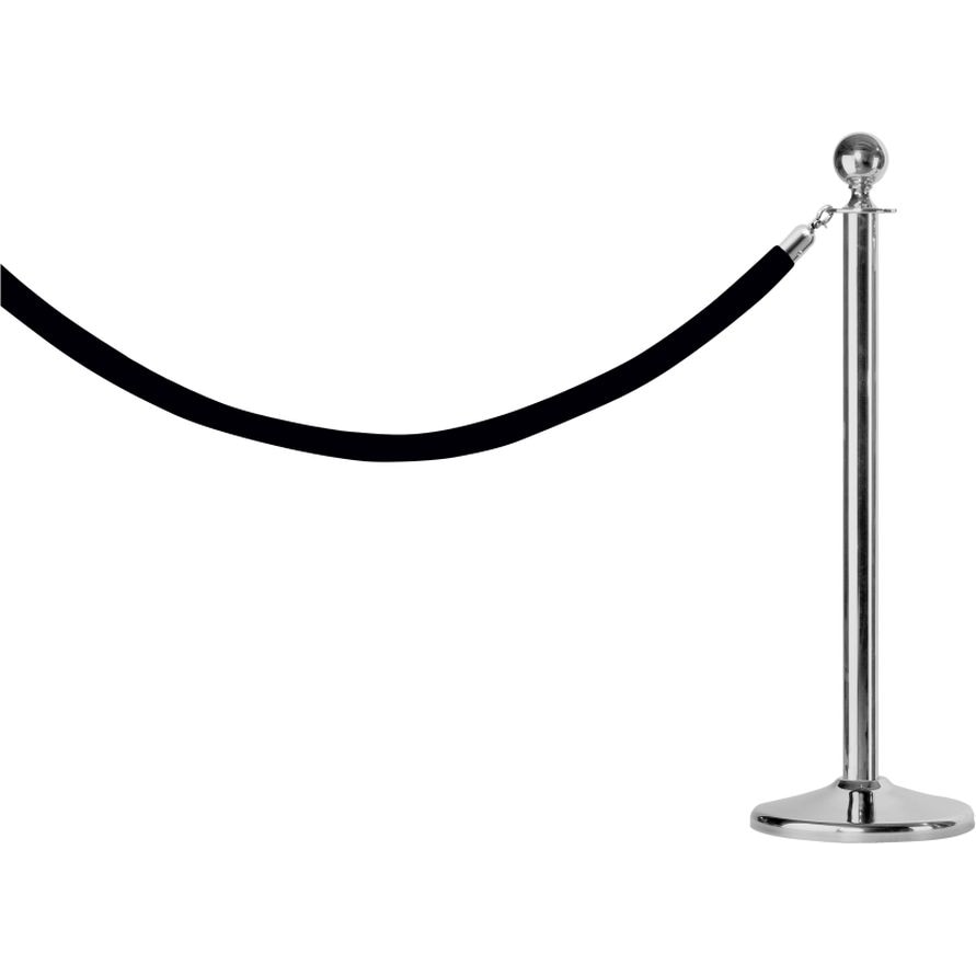 Poteau corde - Inox - Ø360x1000mm - Tête sphérique - Argent - AF 279 - Saro