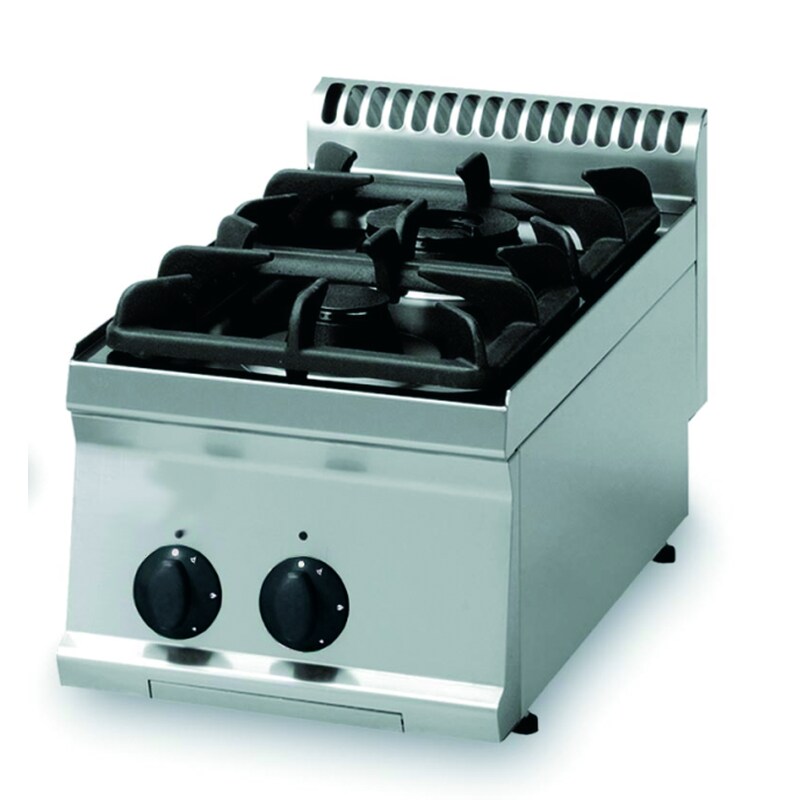 Gas-Kochfläche 10,5kW 2 Brenner Tischgerät