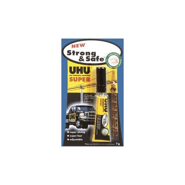 Pegamento Rápido UHU SUPER Fuerte y Seguro (7g)