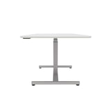thumbnail of Schaff höhenverstellbarer Schreibtisch Progress | mit Gasfeder | Höhe 64 bis 106 cm | Tischplatte 120x80 cm | Gestell Silber