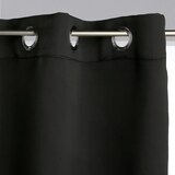 thumbnail of Lot de 2 Rideaux à  œillets Occultant Noir 140 x 260 cm