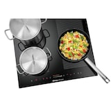 thumbnail of Roestvrijstalen glaskeramische inductiekookplaat, inbouw, 4 x (Ø)220 mm, 7200 W, 220 V - 400 V