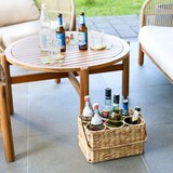 thumbnail of HMF Flaschenträger für 6 Flaschen, Flaschenkorb geflochten aus nachhaltiger Wasserhyazinthe, 32 x 22 x 18 cm