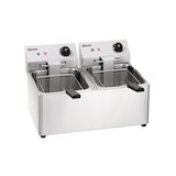 thumbnail of Friteuse | SNACK IV | Elektrisch | 8+8L | 50°C/190°C | 6.5kW (2x 230V) | 550x580x340(h)mm