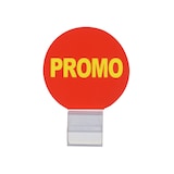 thumbnail of Macaron promo et support de fixation (lot de 25)