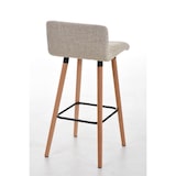 thumbnail of Tabouret de bar Lincoln revêtement tissu Crème