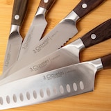 thumbnail of 3 Claveles Norden - Juego de 5 Cuchillos Profesionales Masterchef Acero Forjado y Estuche