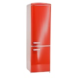 thumbnail of Exquisit Retro Kühl-Gefrierkombination RKGC250-70-H-160E rot, 244 l Fassungsvermögen