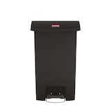 thumbnail of Rubbermaid Slim Jim Step On container Front Step kunststof 50 ltr - zwart