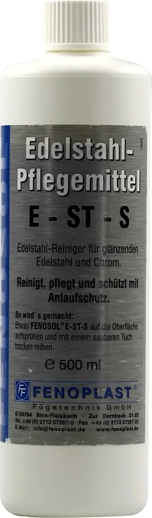 FENOPLAST Fenosol Edelstahlreiniger E-ST-S 500ml Pflegereiniger