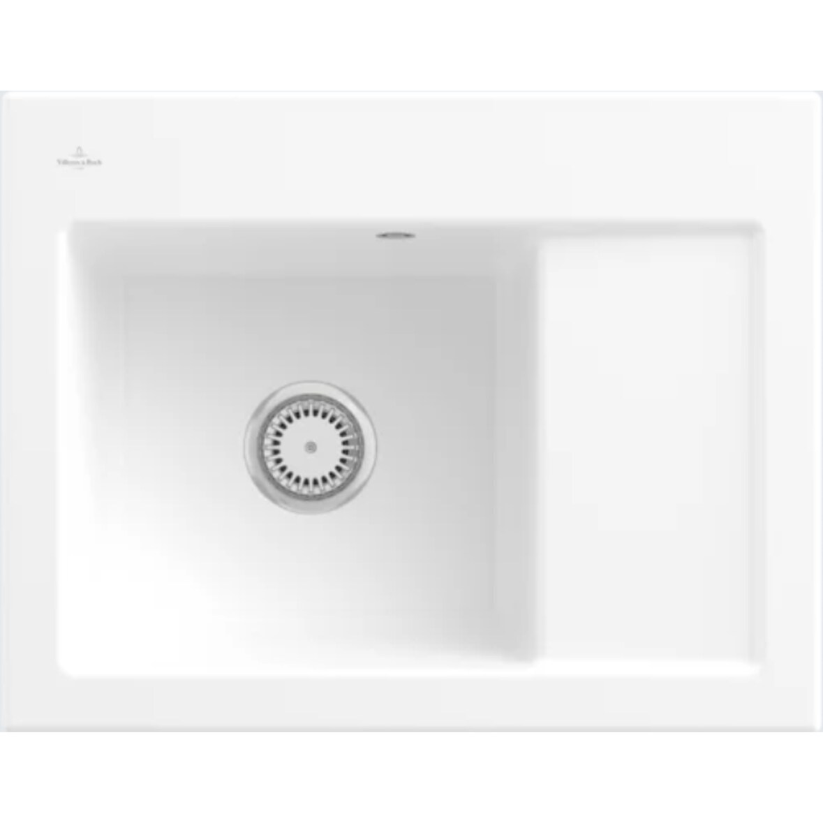 Villeroy&Boch Spülbecken, Küchenspüle Subway 45 Compact Stone White 650x510mm, Unteschrankbreite 45cm
