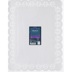 METRO Professional Taartonderlegger, papier, 40 x 30 cm, rechthoekig, wit, 250 stuks