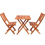 thumbnail of YOEVU -Set de Madera de Acacia 3 piezas, 1 Mesa y 2 Sillas Plegables, Conjunto de Jardín Compacto y Duradero, Ideal para Terrazas, Balcones y Patio