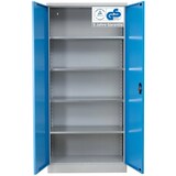 thumbnail of PROREGAL Stahlschrank BEE mit 6 verzinkten Fachböden | HxBxT 195x120x60cm | Grau-Hellblau | Werkstattschrank Werkzeugschrank Aktenschrank