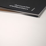 thumbnail of Tisch Rome goldmetallic 70x70cm - Modell Weiß mit messingfarbenen Kanten