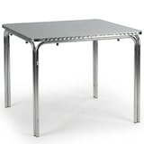 thumbnail of Mesas de aluminio cuadradas 70x70 cm para terraza. Mobiliario hostelería apilable para interior y exterior de bar, restaurante y cafetería.