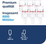 thumbnail of Tork Extra Händedesinfektionsgel S4, Desinfektionsmittel ohne klebrige Rückstände, 6 × 1.000 ml, 424205