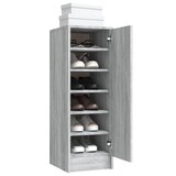 thumbnail of vidaXL Schuhregal Grau Sonoma 32x35x92 cm Holzwerkstoff