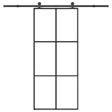 thumbnail of vidaXL Schiebetür mit Beschlag 90x205 cm ESG-Glas & Aluminium