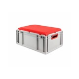 thumbnail of PROREGAL Sitzkissen für Eurobox NextGen Seat Box | BxT 40x60cm | Rot | Eurobehälter, Sitzbox, Transportbox, Transportbehälter, Stapelbehälter