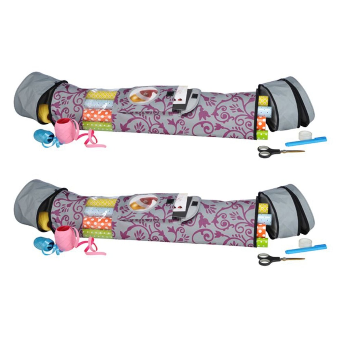 2er Geschenkpapier Organizer Tasche