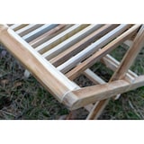 thumbnail of Teakholz Gartenstuhl Klappstuhl ohne Armlehnen MENORCA