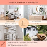 thumbnail of Wonderwall Smart Infrarotheizung 60x60cm App 360W Wochentimer IP24 Weiß