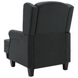 thumbnail of vidaXL Massagesessel mit Hocker Dunkelgrau Stoff
