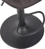 thumbnail of CHEFGASTRO 2er Set Barhocker SAHARA Stoff Schwarz HxBxT 86x50x50cm Stoff Dunkelgrau Barstuhl