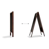 thumbnail of ALLboards Kundenstopper – wasserfest mit lackiertem Holzrahmen 150×61 cm