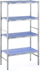 Armoire à Portes Coulissantes Acurado, Avec étagères, 1200 X 500 X 1950 Mm Gris Clair 293768