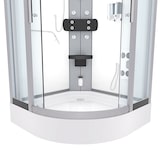thumbnail of Dampfdusche Duschkabine Sauna Dusche D58-00T3 80x80 cm ohne 2K Scheiben Versiegelung