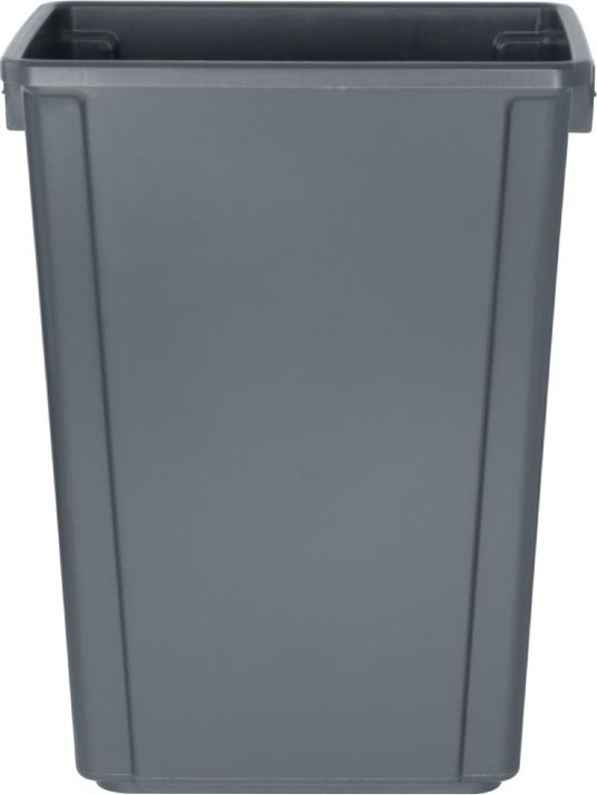 Cestino per rifiuti Jantex Slim grigio da 60 litri