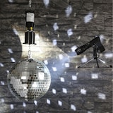 thumbnail of SATISFIRE Discokugel Set Mobile Party Komplettset 20cm Kugel Motor Spot Stativ