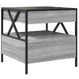 thumbnail of vidaXL Couchtisch mit Infinity-LED Grau Sonoma 50x50x51 cm