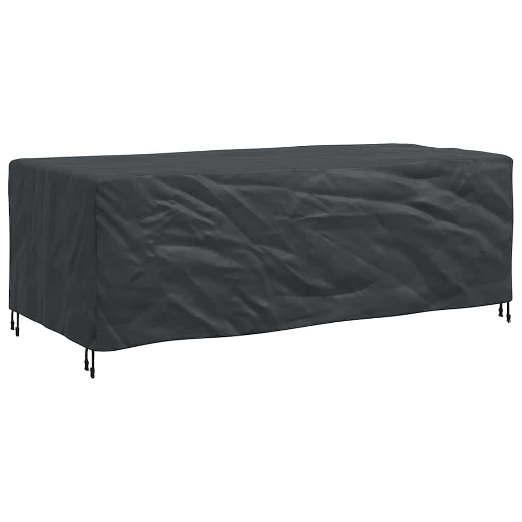 vidaXL Hoes voor tuinmeubelen Zwart 229 x 113 x 73 cm 210D