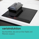 thumbnail of Siemens iQ700 EX807NX68E Induktionskochfeld mit Dunstabzug | 80 cm | Flächenbündig | varioInduktion | Bratsensor Plus | Home Connect