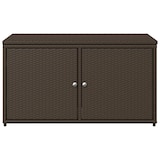 thumbnail of vidaXL Gartenschrank Braun 110x55x60,5 cm Poly Rattan
