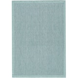 thumbnail of Teppich Balkon Unifarben Pflegeleicht Waschbar Strapazierfähig Terrasse Küche Blau 140x200 cm OEKO-TEX Gekettelt – ORIANA von Kadima Design