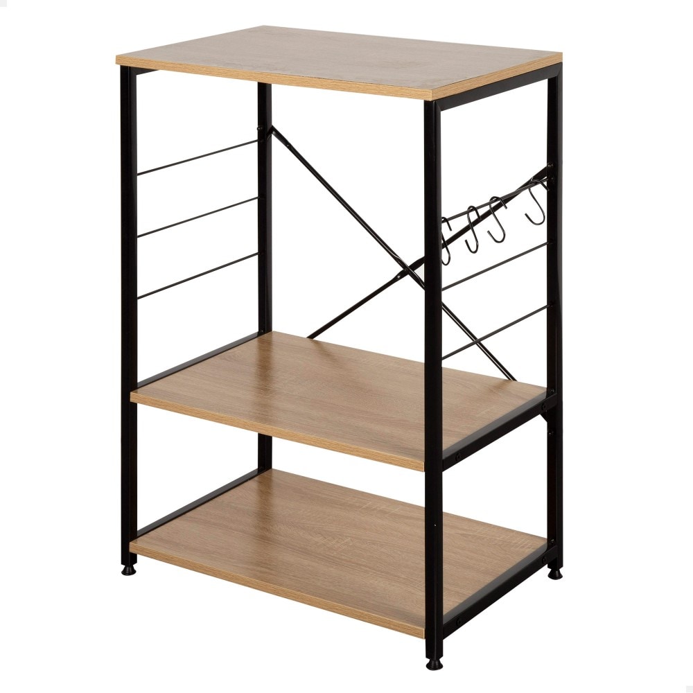 Max Home Mueble auxiliar cocina madera y acero máx.18 kg