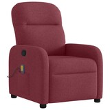 thumbnail of vidaXL Massagesessel Weinrot Stoff