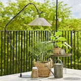 thumbnail of Lampenschirm wetterfest für E27 D: 38cm Terrasse Balkon Rattanoptik beige
