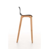 thumbnail of Décoshop26 - Tabouret de bar design scandinave x1 structure de 4 pieds en bois assise en plastique gris 10_0004944