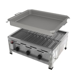 thumbnail of ChattenGlut Professional Gastrobräter 3-flammig Tischgerät 13,5kW und Rost und Pfanne