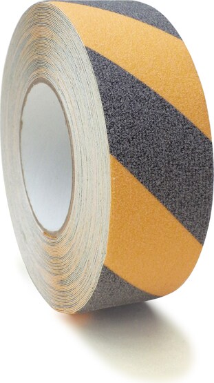 Antirutschband, Safety-Floor Basic, schwarz/gelb, R13 - Rolle à 18,3 m - 25 mm